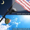 Flag Pole Light Solar Powered, Solar Flag Light fits 1’’