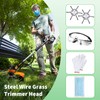 XGKHOM 2 Packs Steel Wire Grass Trimmer Head, 2025 New