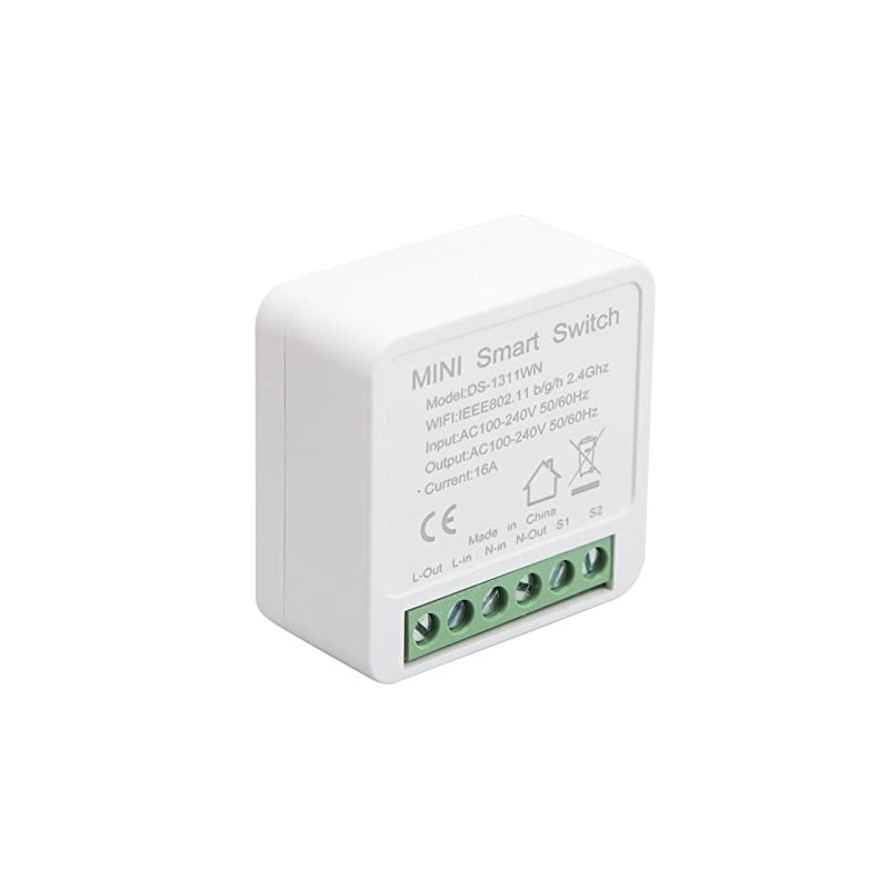 Mini Interruptor WiFi Inteligente, Módulo de Interruptor de Luz DIY,