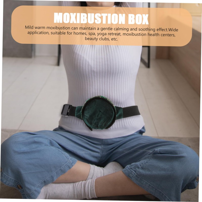 Outanaya Durable Moxibustion Box with Filter Cloth Copper Moxa Burner