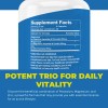 Life Strength Suplementos De Magnesio Y Zinc, 90 Cpsulas ,