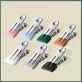 ASK Stainless Steel Clothespins, Small, 2.2 inches (5.5 cm), Pack of 10, Gray, Anti-Slip, Clips, Pinch, Rust Resistant, Strong, Windproof, Clothespins, Laundry Supplies, Clothes Drying, Room Drying, Outdoor Drying, Multi-Purpose (10 Pieces, No. 8 Gray (2