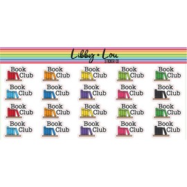 Book Club Planner Sticker | Libby and Lou Sticker Co