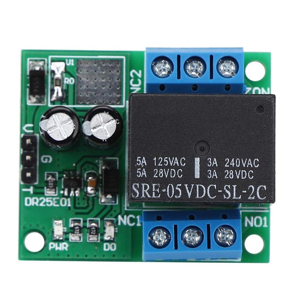 Relay Module, DC 5-24V 3-5A Flip-Flop Latch DPDT Relay Module