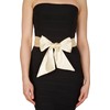 BlackButterfly Bridal Wedding Bridesmaid Satin Sash Belt (Champagne, 5 CM