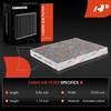 A-premium Filtro de Aire de Cabina de 2 Piezas con