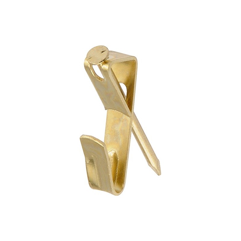Hillman 122312 Brass Conventional Picture Hanger 8 Pack 10lb