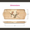 Pimpernel Sugar Magnolia Collection Melamine Tray – (15.25" x 6.5")