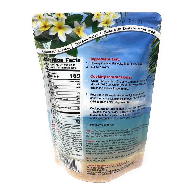 Hawaii's Best Hawaiian Creamy Coconut Pancake Mix