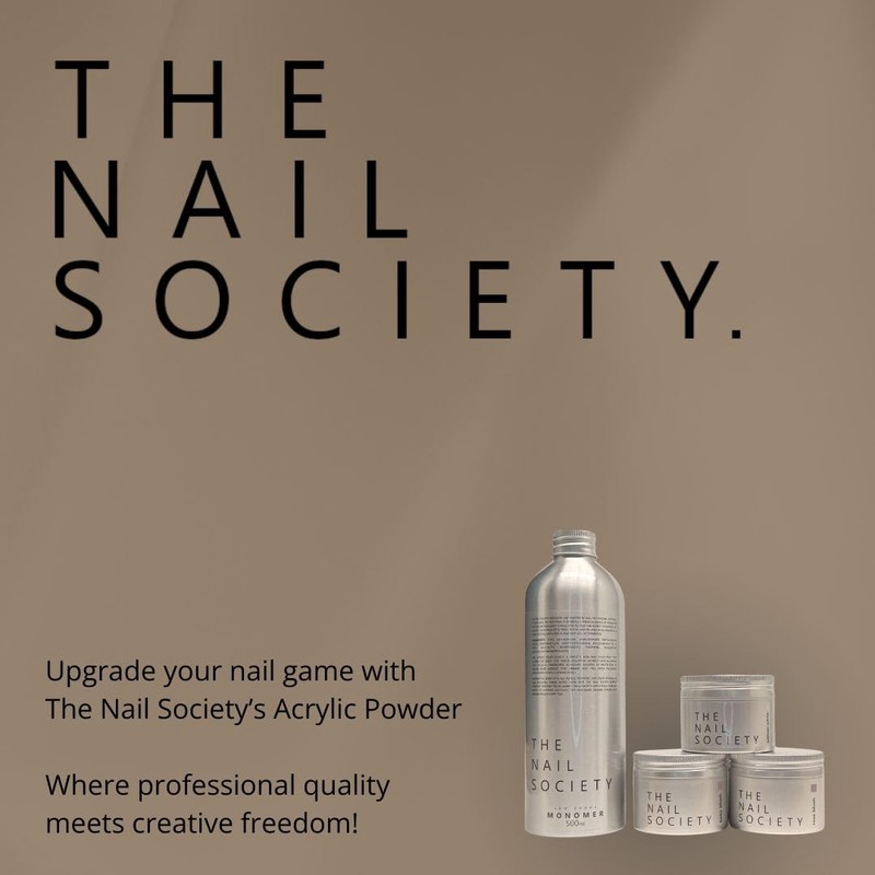 The Nail Society Acrylic Powder - 56g Whitest White -