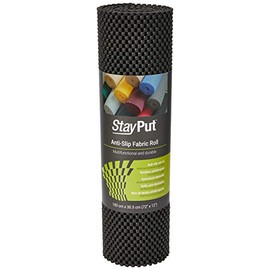 StayPut Non-Slip Fabric Roll (183cm x 30.5 cm) - Black