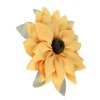Artificial Sunflower Wreath Wall Hanging Sunflowers Ornament for Farmhouse Door