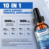 lickshine 1 Pack Glucosamine Chondroitin MSM Liquid Drops - Extra