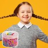 Pack of 1500 Hair Bobbles Small Rubber Bands Colourful Hair