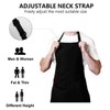 4sold (2 Pack 100% Cotton Unisex Adjustable Bib Apron Thick