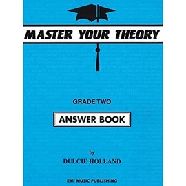 EMI Music Publishing Master Your Theory Grade 2 Answer Book Blue