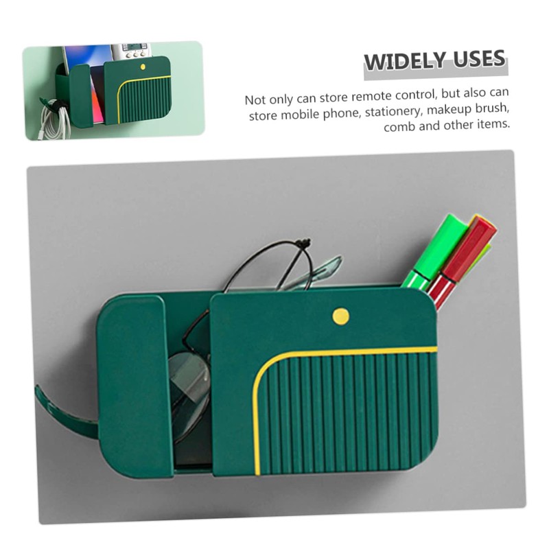 DOITOOL 2pcs Wall Phone Holder Remote Control Holder Wall Mount