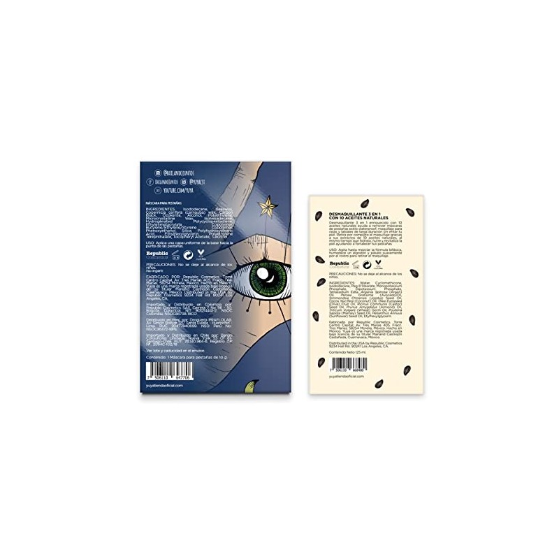 Yuya Pack desmaquillante bifsico Mscara para pestaas doble aplicador