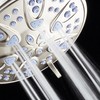 AquaDance Antimicrobial – Anti-Clog High-Pressure 6-Setting Shower Head with Microban