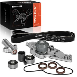 A-Premium Timing Belt Kit and Water Pump Compatible with Honda Accord 2003-2017, Pilot, Odyssey, Ridgeline & Acura MDX, RDX, RL, TL, TSX, ZDX & Saturn Vue - SOHC V6 3.0L 3.2L 3.5L 3.7L