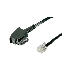 Wentronic TAE Cable TAE-F Male to Modular 6 m Black