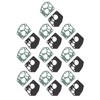 10 Set Carburetor Diaphragm Gasket Kit Carb Diaphragm Gasket Replacement