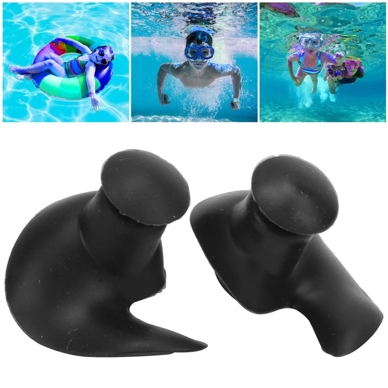 TOSWIM 1 Pair Swimming Ear Plugs for Kids Waterproof Reusable