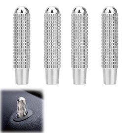 Alriedy Door Lock Pin 4 Pieces Aluminium Alloy Car Door Lock Pin Cover Interior Locking Pin for GLC GLE GLS A B E CLA GLA GLK Class