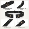 SANSTHS Pack of 2 Belt Without Buckle Women Men Elastic