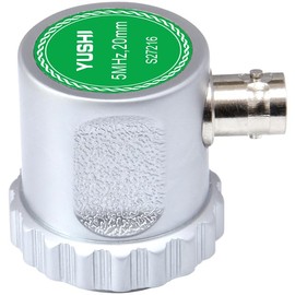 Yushi Ultrasonic Flaw Detector Probe, 5 MHz, 20mm, Single Crystal Straight Beam Transducer (5P20N-S)