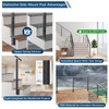 Gyykzz 36" Side Mount Stair Cable Railing Post for 28-38