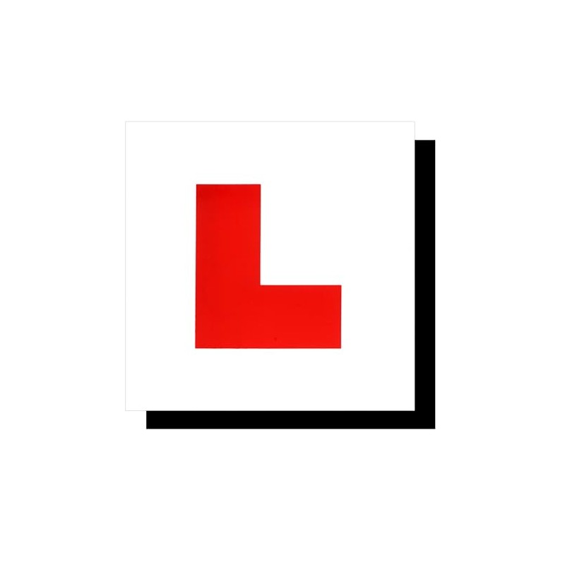EVOGES Magnetic L Plates for Learner Drivers, Reusable, Easy to