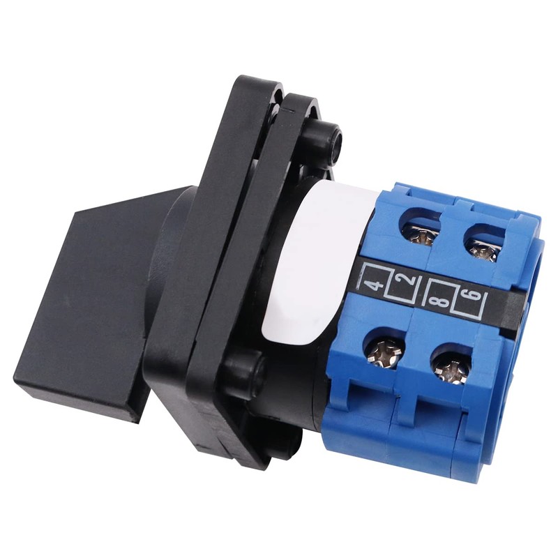 WANGCL Universal Toggle Switch Rotary Switch 3 Position 8 Terminals