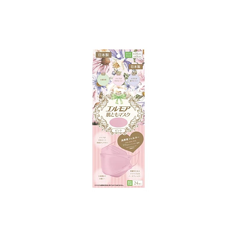 Elmore Skin Mask Flower Pink 24pcs