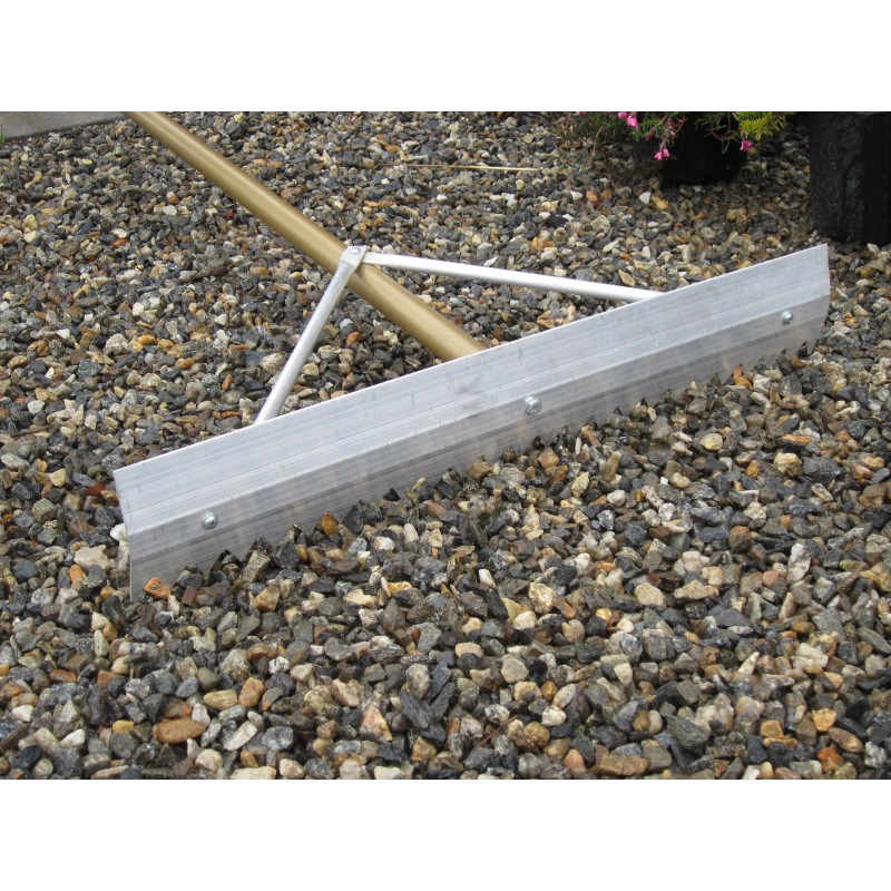 New England Rake Tennis or Bocce Court Scarifier/Lute - Asphalt