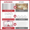 350PCS Spring Wave Washer Gasket Assortment Kit, M3 M4 M5