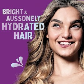 Aussie Blonde&Hydrate Set: Purple Shampoo, Conditioner,Super Serum Leave In | For Blonde, Bleached, Highlighted, Silver and Grey Hair. Neutralise Brassy, Yellow Tones, Boost Brightness, Softness & Shine