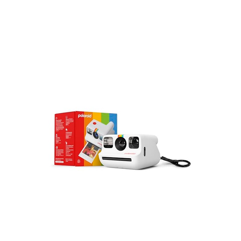 Bundle Polaroid Go Gen 2 White - Black Clip