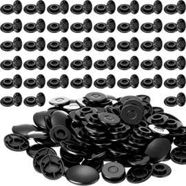 Luinabio 50 Sets Race Bib Clips Holder Safety Lock Fasteners Running Bib Clip Pins Reusable Fixing Buckles for Runners Marathon Cycling Track Field and Event Numbers, Easy to Use, Non Magnetic(Black)