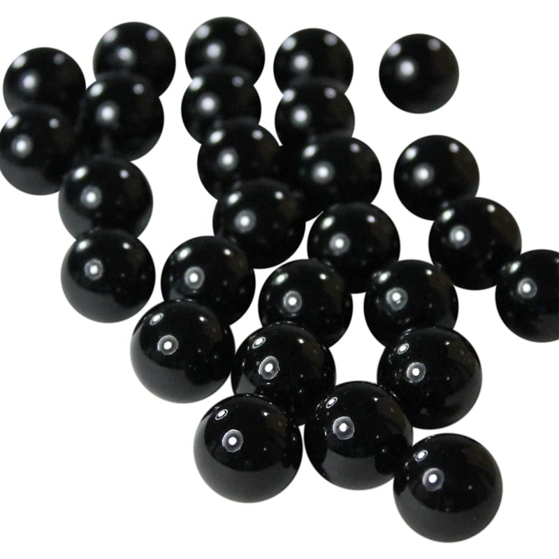 Mega Marbles Replacement Game (30 Piece), Black, 14mm