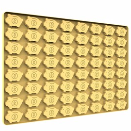 Tadonyny Adorable Piggy Bank Silicone Molds for Homemade Chocolates, Gummies, Candies with Scraper