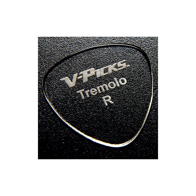 V-Picks™ Tremolo Round Mandolin Picks 1.0 mm Crystal Clear