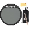 Vic Firth 6" Double Sided Drum Practice Pad Bundle with