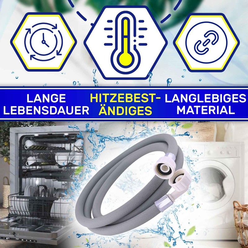 Inlet Hose Washing Machine and Dishwasher 4 m 25°C from