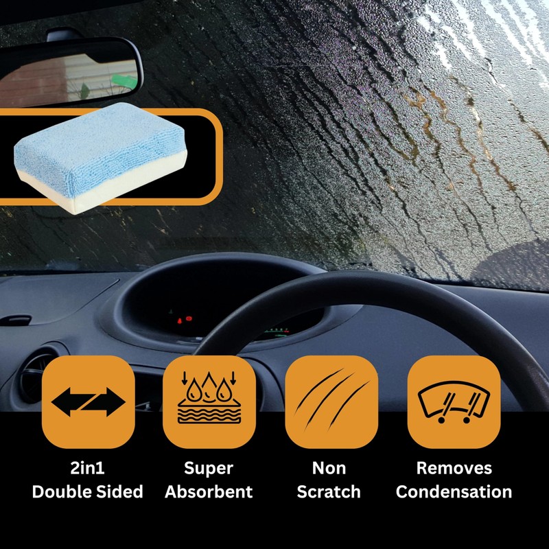 Tek Automotive Twin Pack Double Sided Demister Pad & 3in1