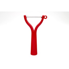 Tupperware Universal peeler red D119 peeler flat cut serrated edge 30930 Soysoyy