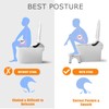 Toilet stool Wood, Foldable Poop stool for Adult, 7" Wooden