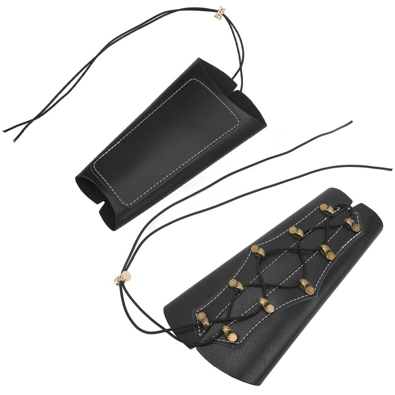 Archery Armguards Adjustable Protective Arm Guard Traditional Recurve Bow Armguards