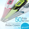 iProven Disposable Probe Covers for Oral Thermometer and Rectal Thermometer,
