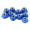 Hex Self Lock Nuts, 10 PCS, M4 Nut CNC Aluminum